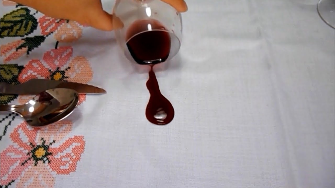 TRUCO - COMO QUITAR LA MANCHA DE VINO TINTO DE LA ROPA