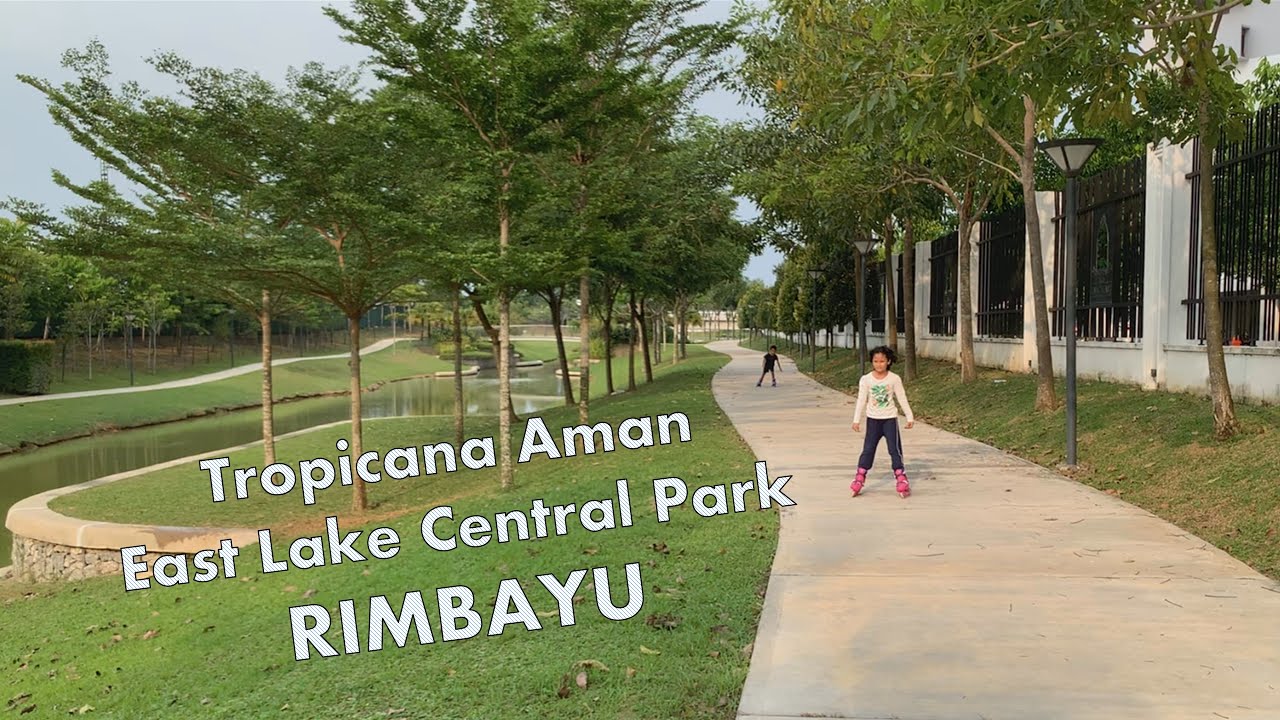 Tropicana Aman, East Lake Central Park, RIMBAYU: Playing roller blades with Hanna & Rayyan!