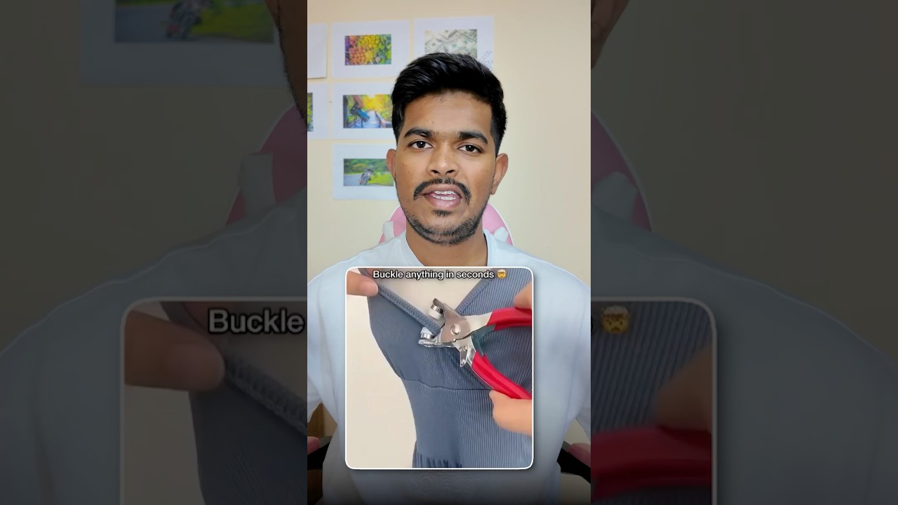 Ithukku Approm Fix button in seconds tool kit 🔥with this snap button 