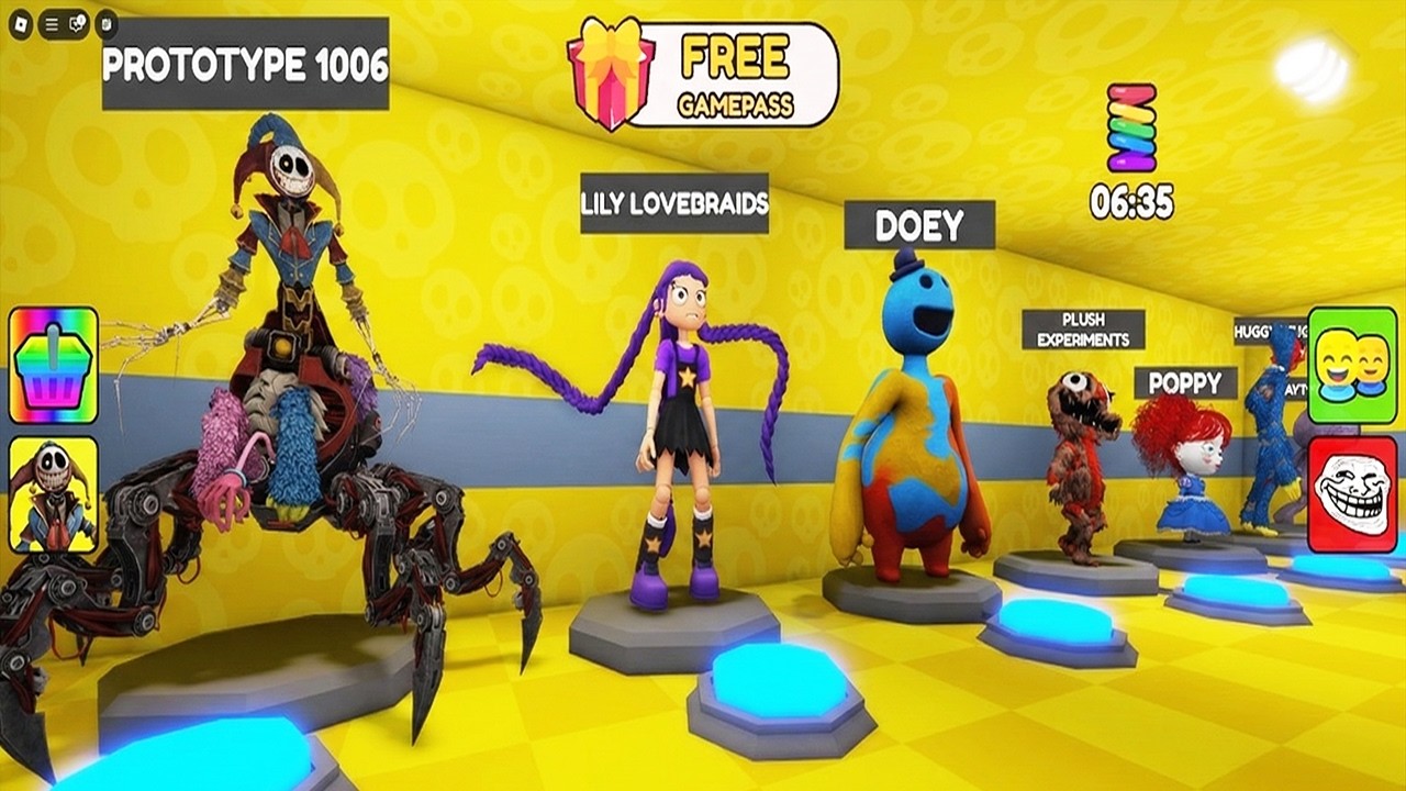 All Morphs Unlocked Poppy Playtime 5 PRISON RUN - Lily Lovebraids, Prototype 1006, Doey, Huggy Wuggy