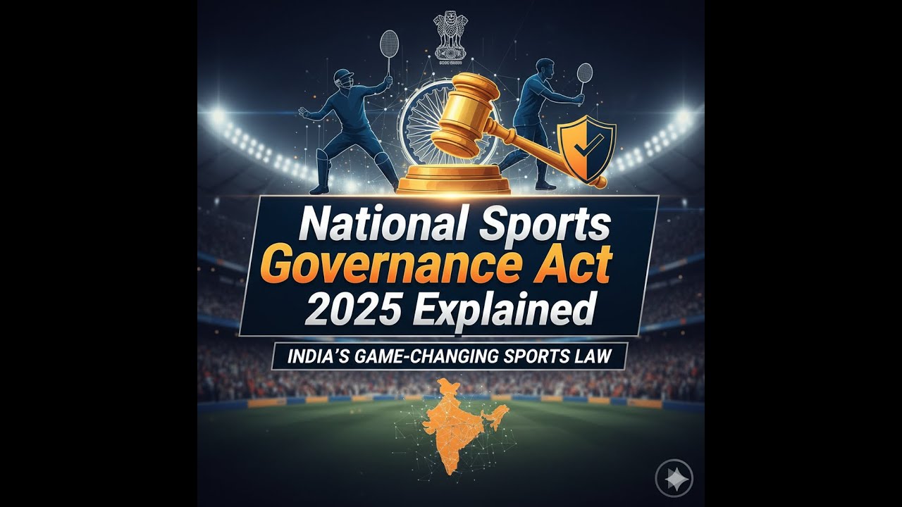 National Sports Governance Act 2025 Explained | India’s Game-Changing Sports Law