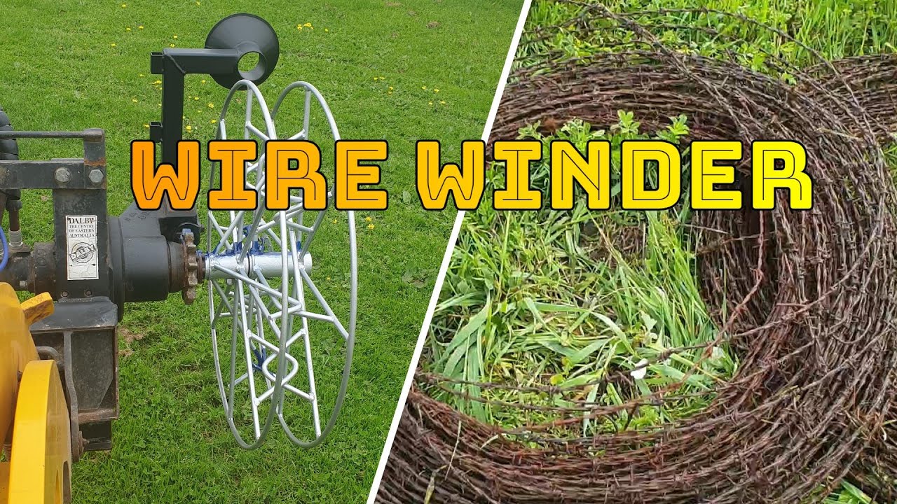 Fencing wire winder, stock fence removal!