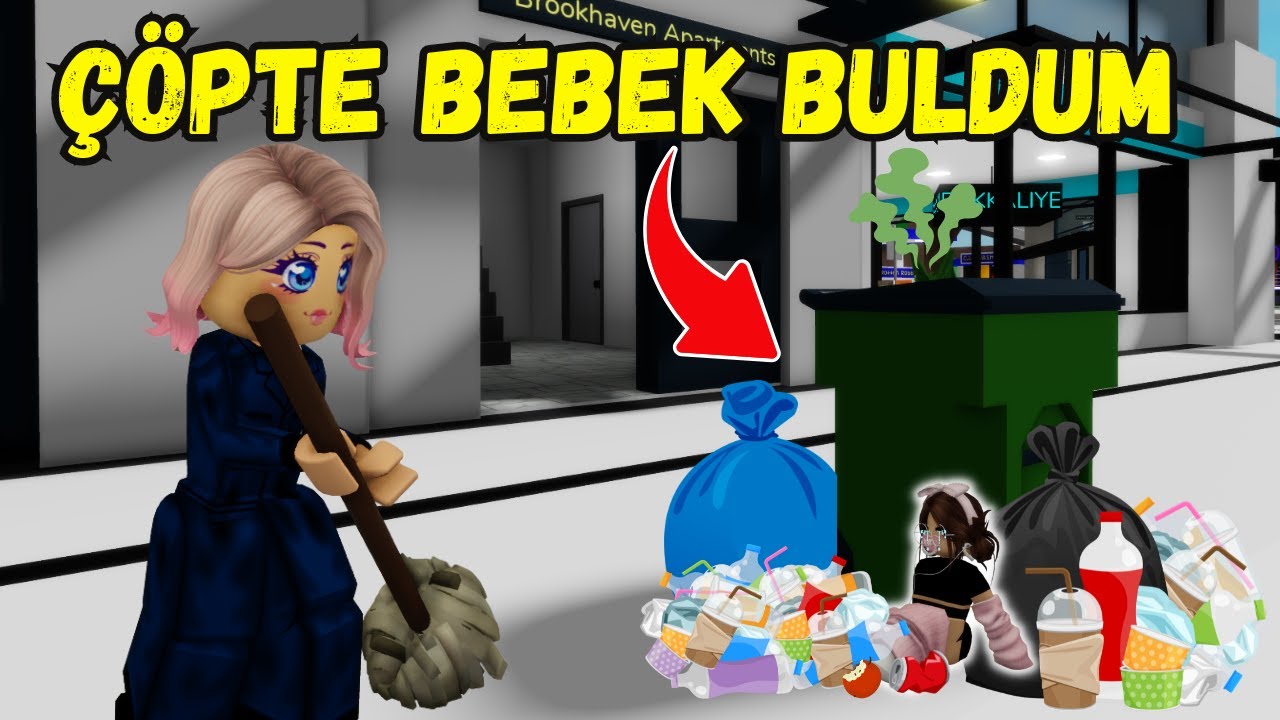 MİNİK BEBEĞİ ÇÖP KUTUSUNA ATMIŞLAR🏡TUBA ARI🐝ARIGİLLER🐝ROBLOX Brookhaven🏡RP 🐝AYŞEM ECE ARI