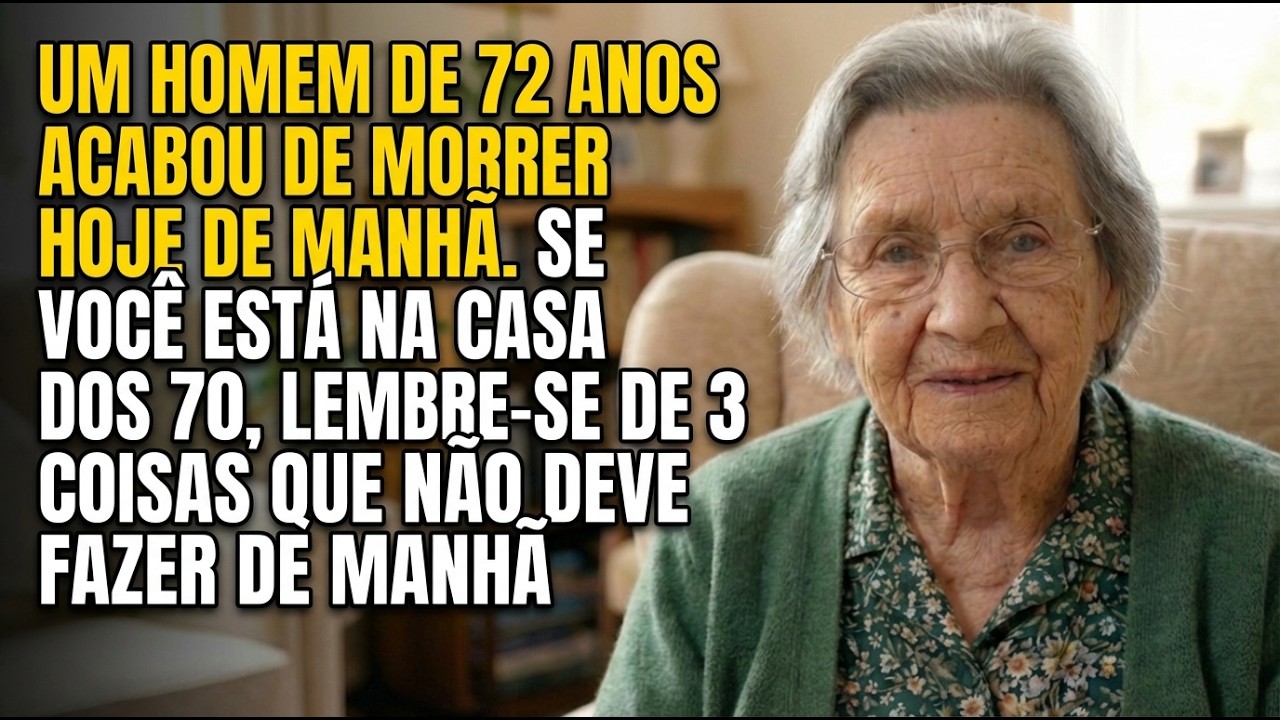 Tenho 83 Anos. Um Homem De 72 Anos Faleceu Esta Manhã: O Que Podemos Aprender?