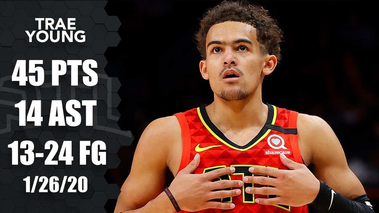 Trae Young honors Kobe Bryant in 45-point performance | 2019-20 NBA Highlights