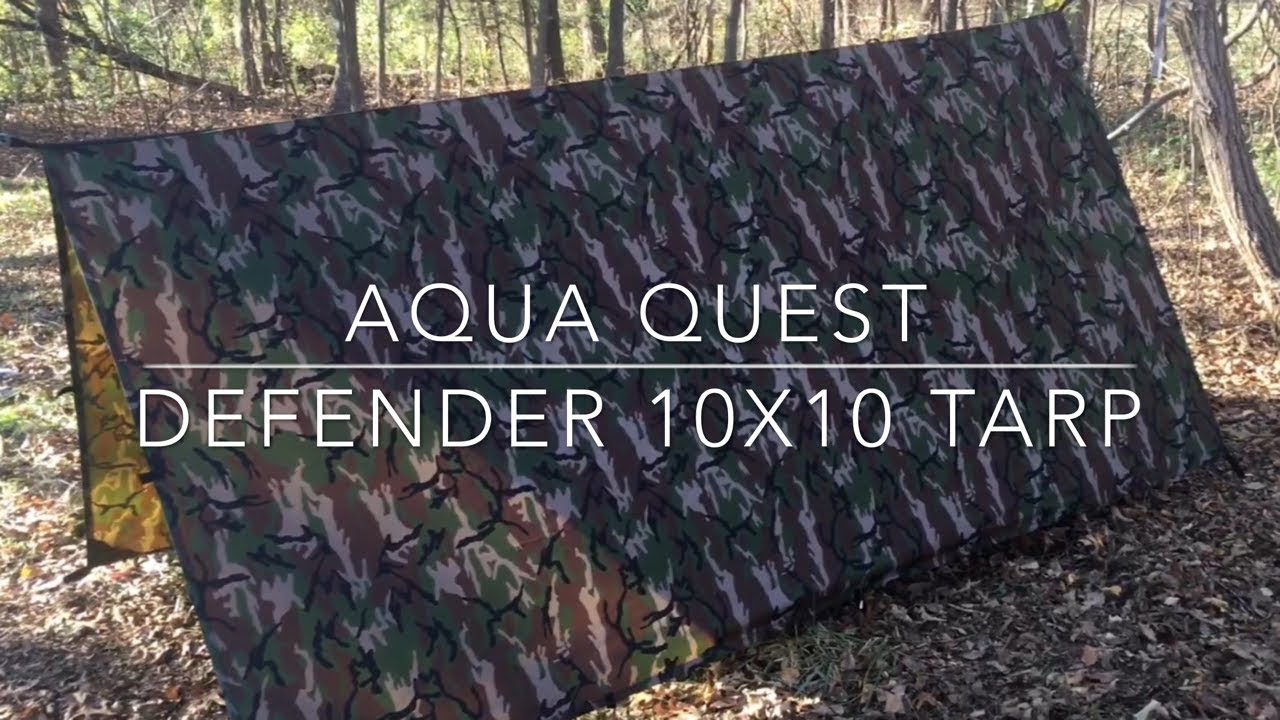 Aqua Quest Defender 10x10 Tarp Kit, Impressions, Overview, and Set Up