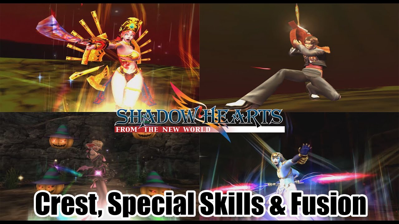 Shadow Hearts: From the New World | Attacks, Crest & Special Attacks |