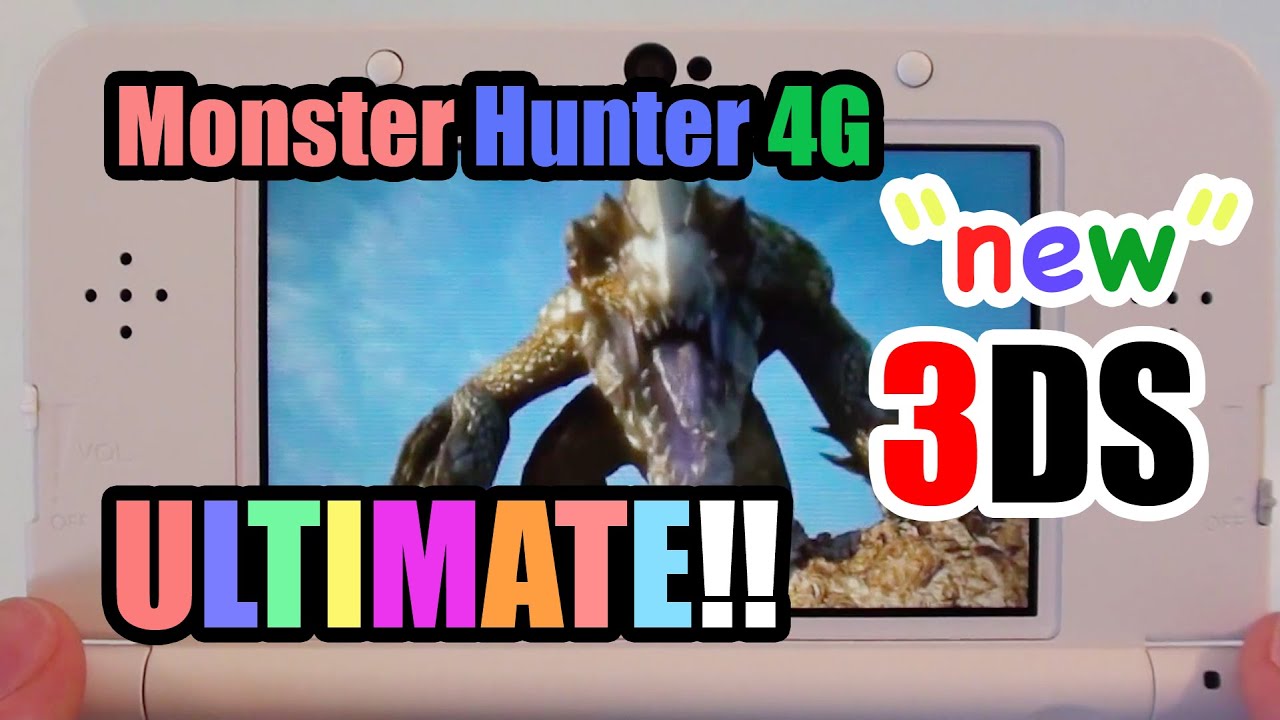 Распаковка и геймплей Monster Hunter 4 Ultimate (4G)!