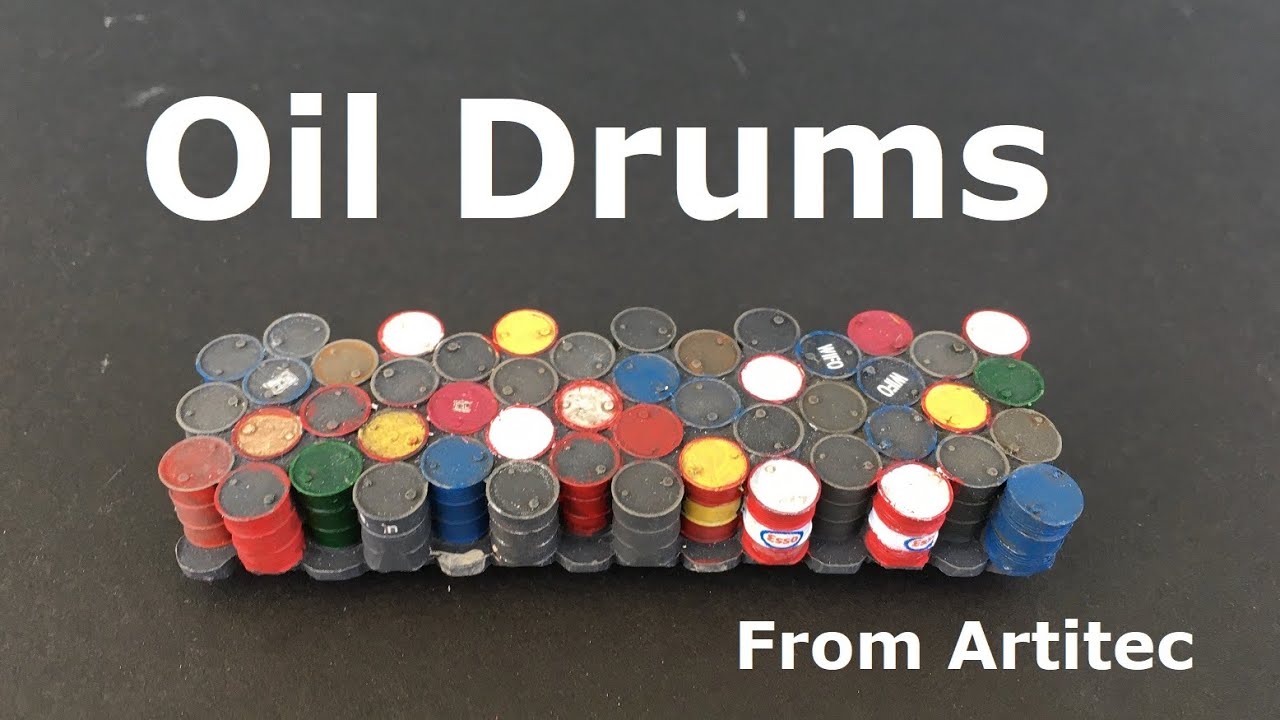 Train Load of Oil Drums from Artitec - Adding Details