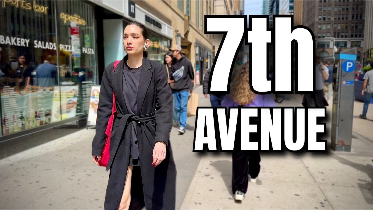 NEW YORK CITY Walking Tour [4K] - 7th AVENUE