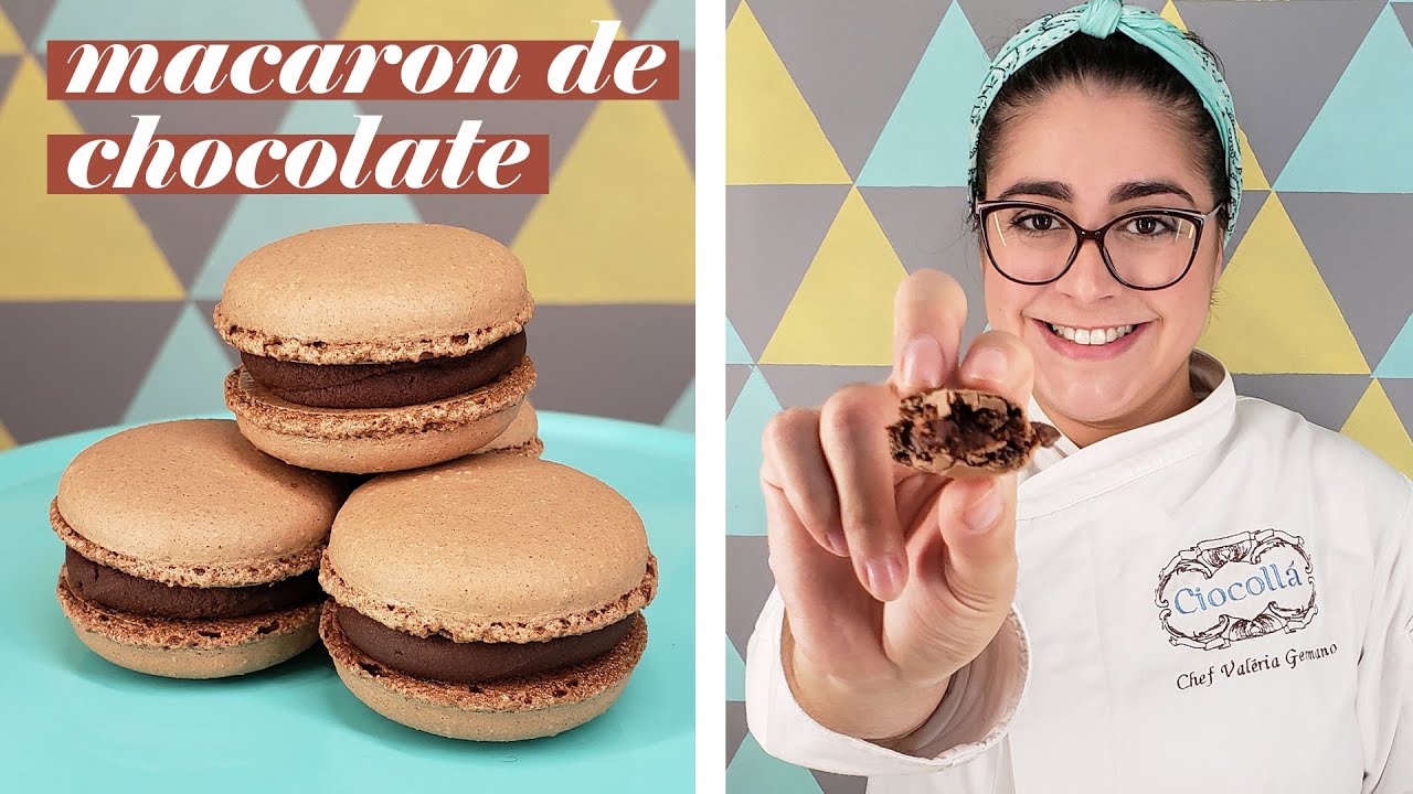 Receita: Macaron de chocolate