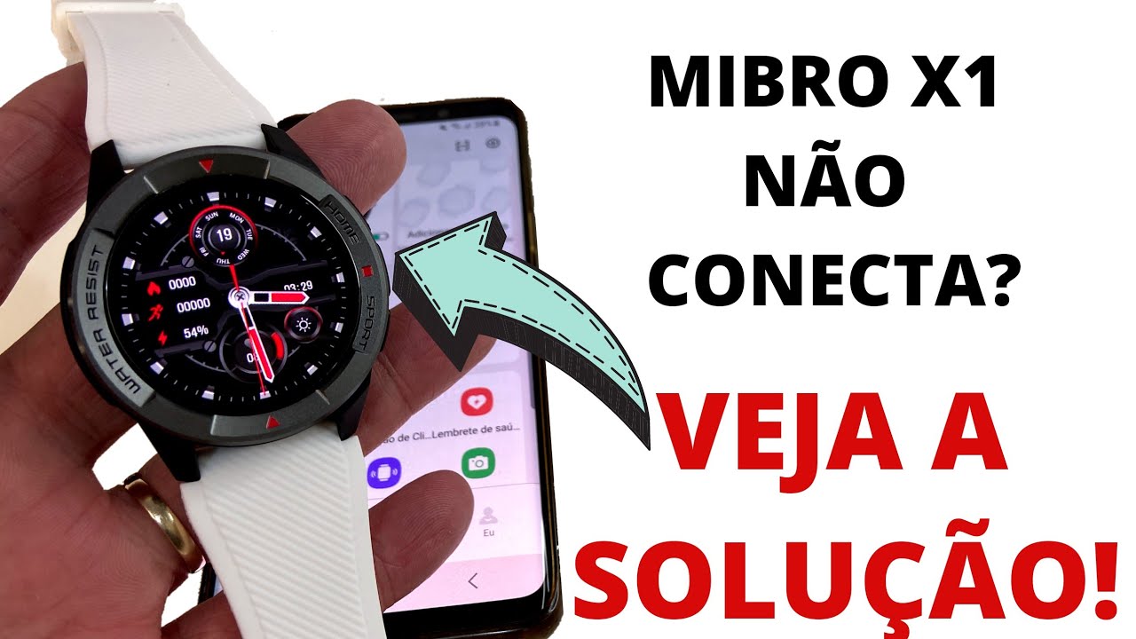 COMO CONECTAR SMARTWATCH MIBRO X1 NO APLICATIVO MIBRO FIT - CÓDIGO NÃO CHEGA NO E-MAIL? Configuração