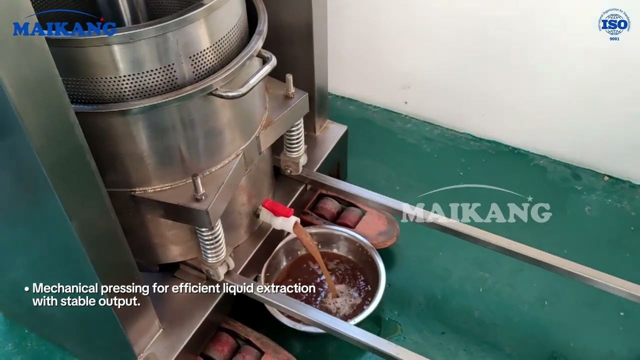Hydraulic Press Dewatering Machine #juicemachine #juicepress #industrialpress #factoryequipment