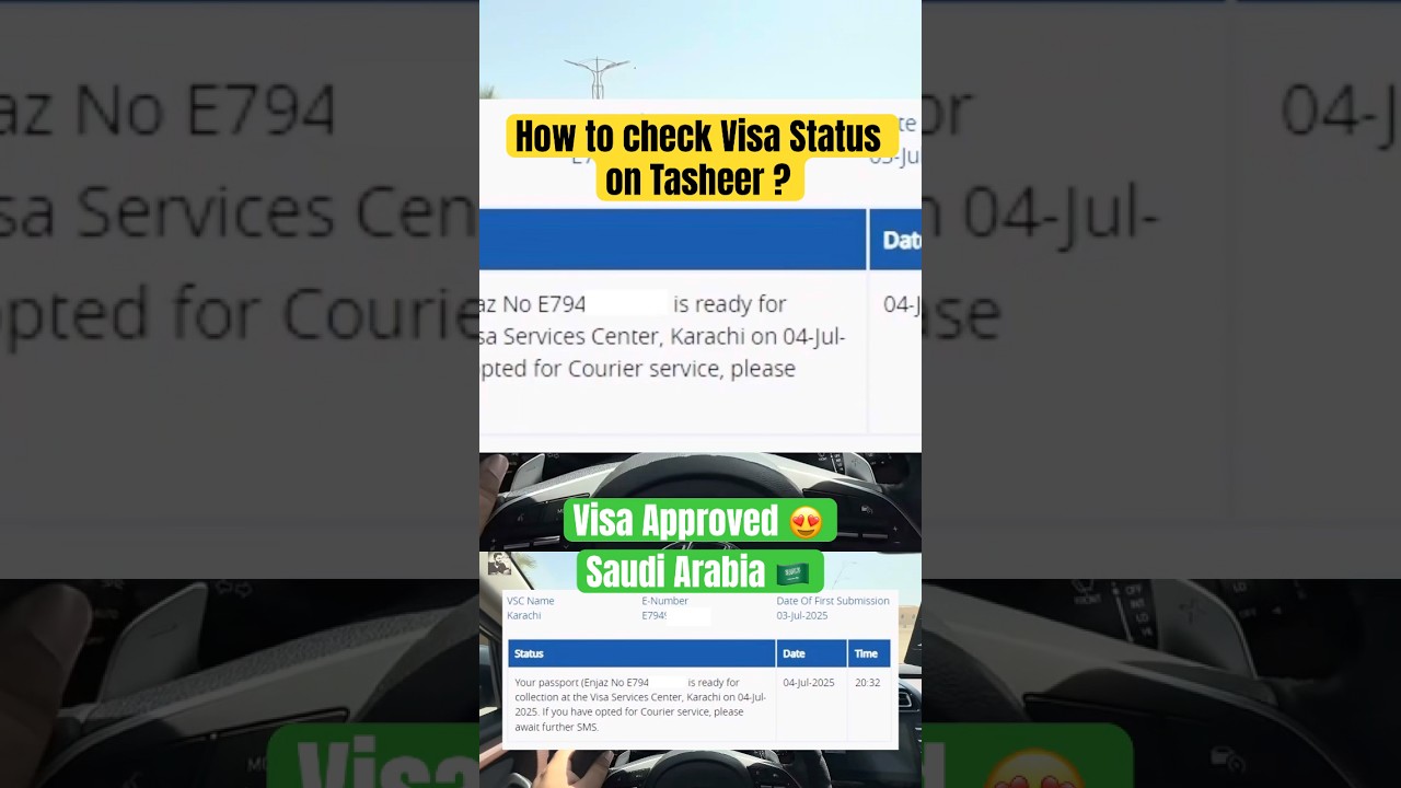 Family Visa Approved ✈️| Tasheer Status Check ✅
