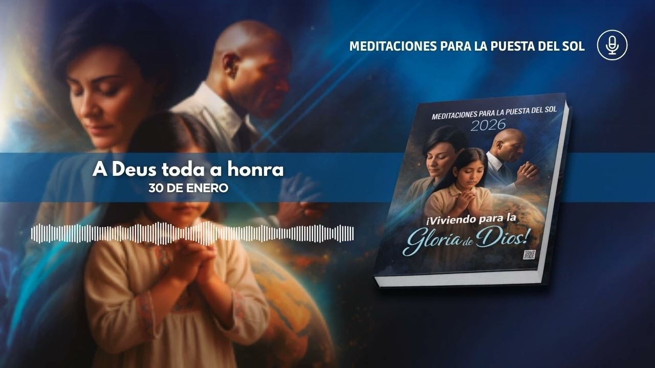 Meditação do pôr DO SOL | 30 da janeiro - A Deus toda a honra