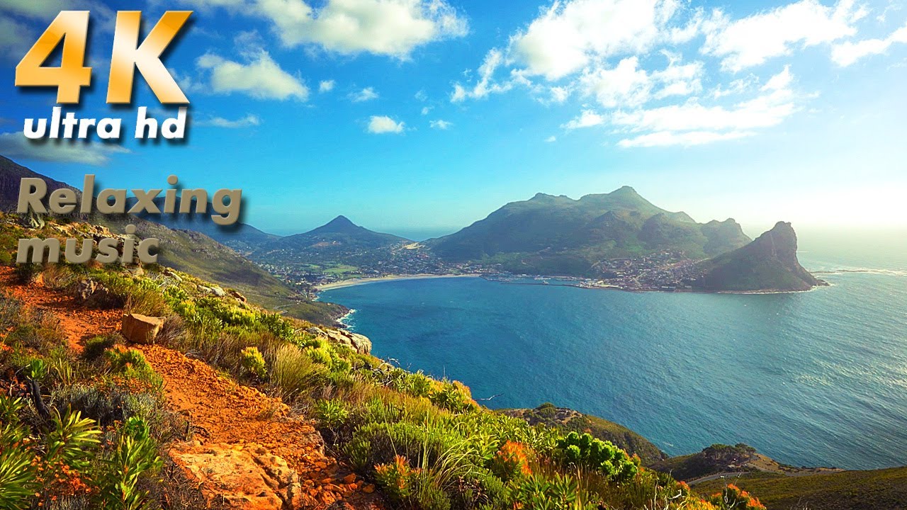PIANO MUSIC Relaxing and Soothing. South Africa, Cape Town. Wonderful hiking trail.