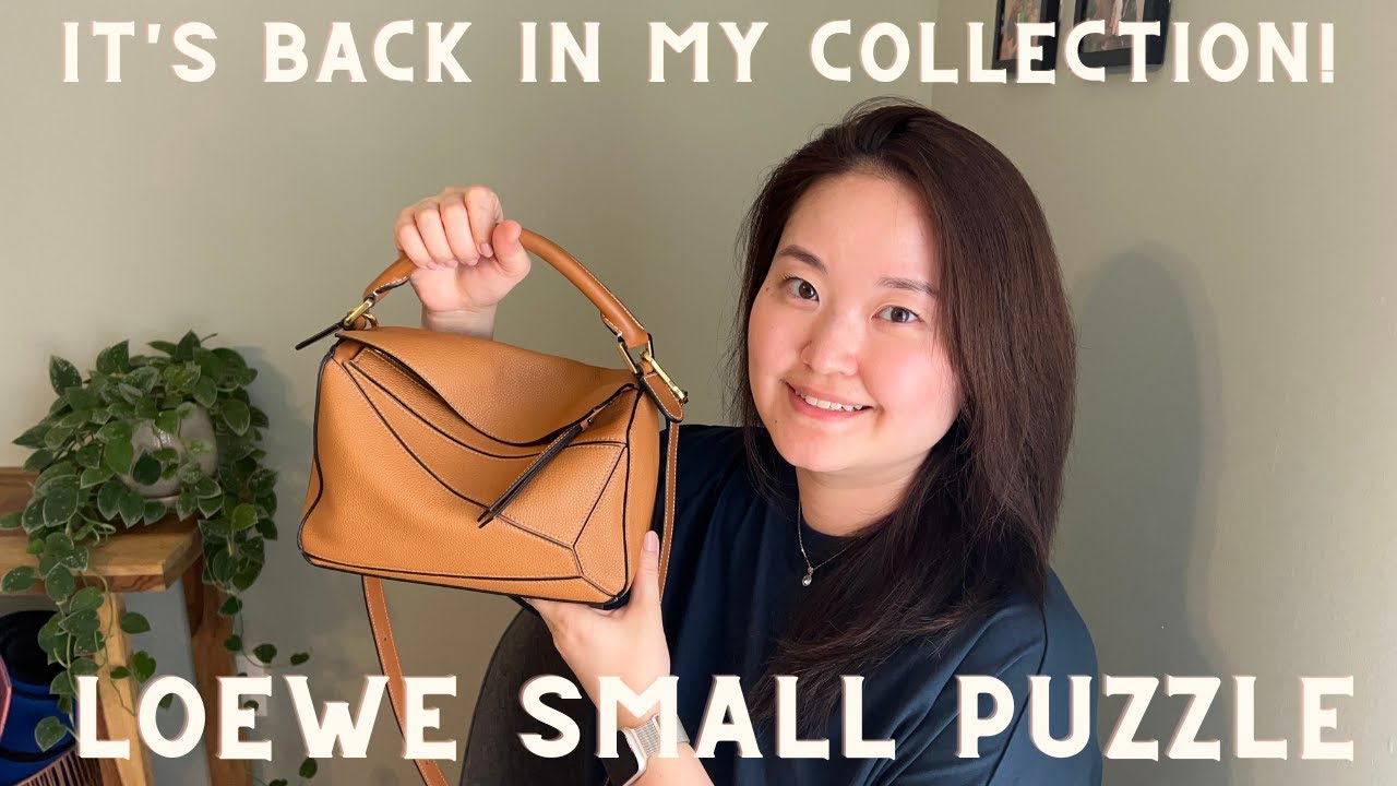 It's back in my collection! | Loewe Small Puzzle reveal, Small vs Medium comparison, what fits