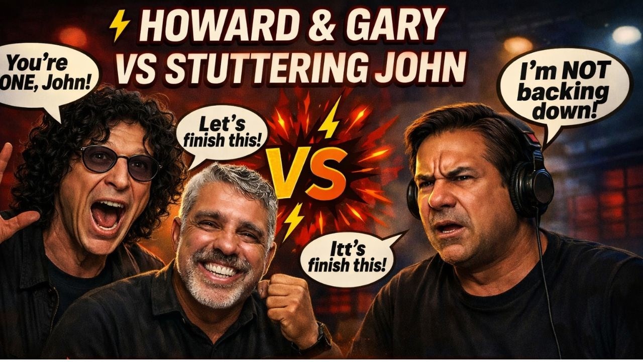 Howard and Gary vs. Stuttering John l 𝗧𝗵𝗲 𝗛𝗼𝘄𝗮𝗿𝗱 𝗦𝘁𝗲𝗿𝗻 𝗦𝗵𝗼𝘄