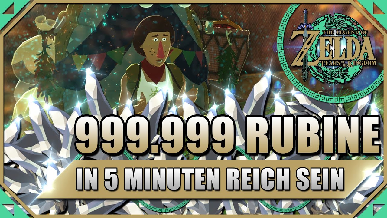 1 MIO. RUBINE FARMEN in 5 Minuten in Zelda Tears of the Kingdom!