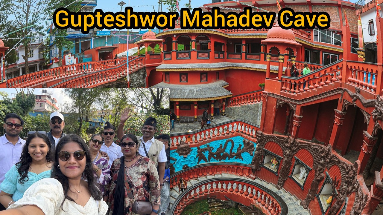 Gupteshwor Mahadev Cave  with Family 🙏 #family #familyvlog #trending #travel #funny