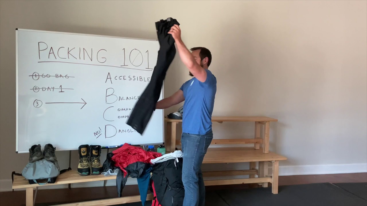 Packing for Your 3-Day Climb