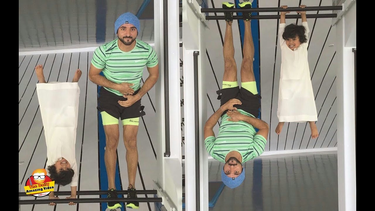 Sheikh Hamdan Fazza With Best Friend Mohammed Maj