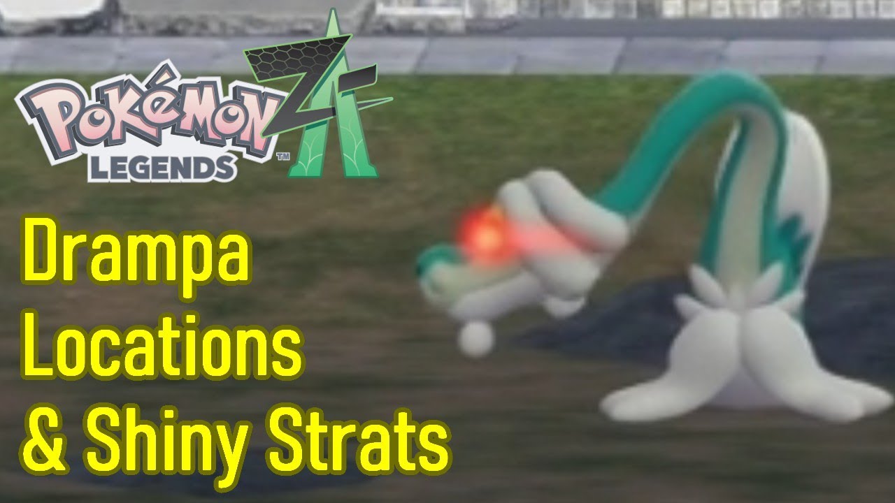 Pokemon Legends: местоположение дрампы Z-A, альфа-дрампа и стратегия блестящего фермерства