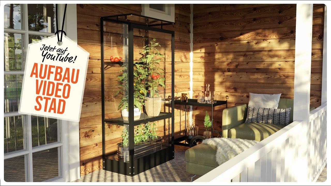 Aufbauvideo Gewächshaus Stad