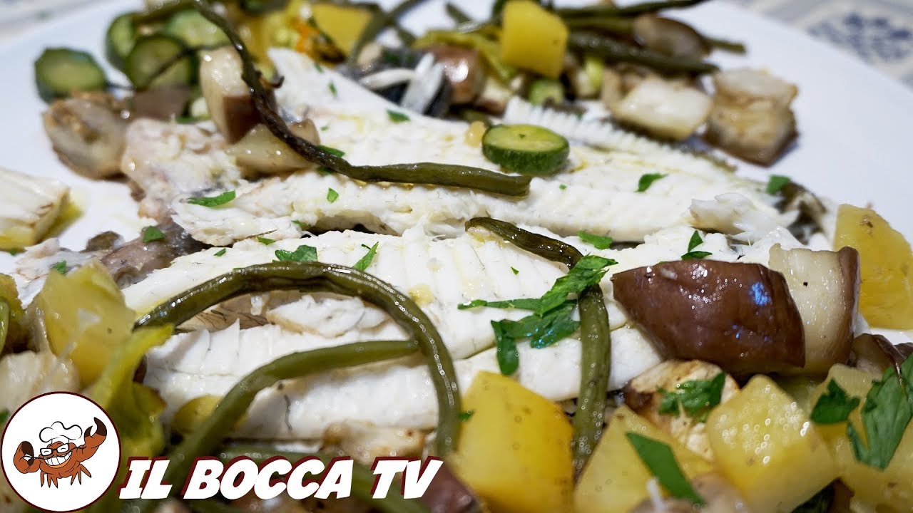 504 - Rombo al forno con verdure..e ti levi le paure! (secondo di pesce facile, delicato e leggero)