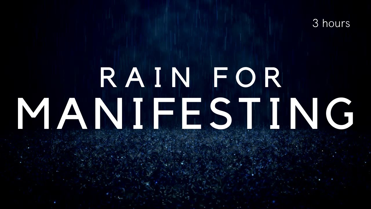 3 Hours ROLLING THUNDER & Rain w/ Subliminal Money Affirmations | Rain & Thunder Sounds Ambience