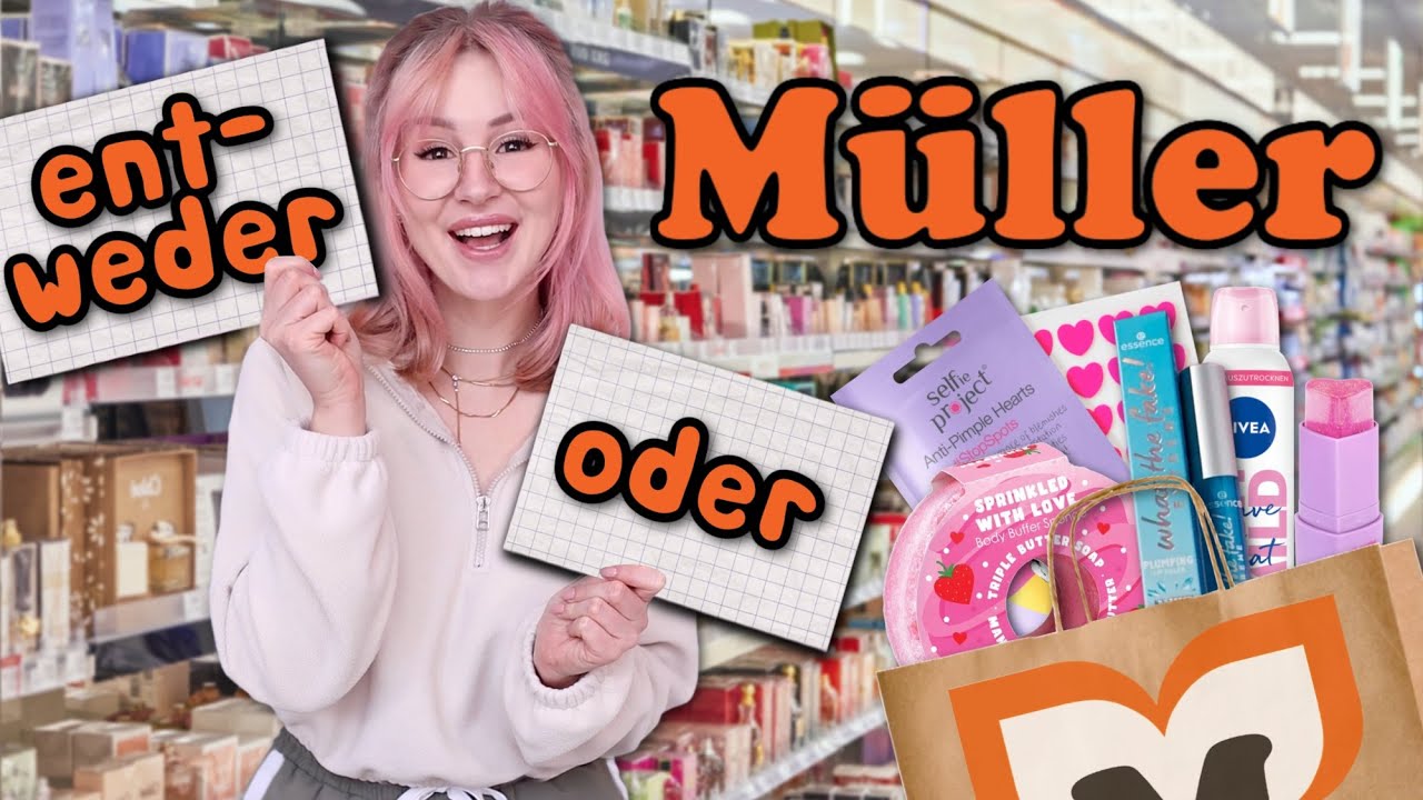 ENTWEDER das ODER das kaufen bei Müller 🛍️