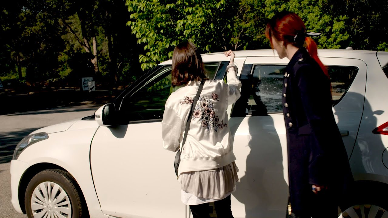 Getting into a Car
