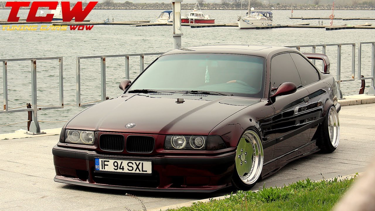 BMW E36 Coupe Bagged on BBS RS Rims SXL Tuning Project