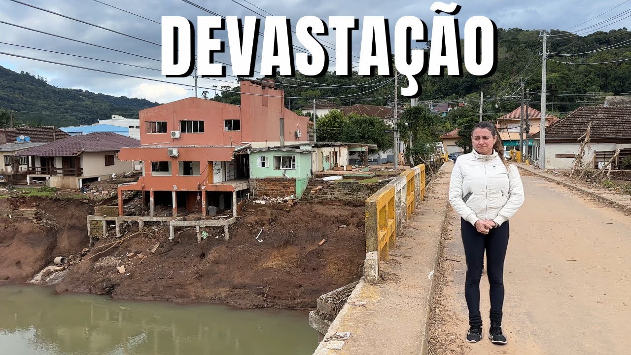 Sinimbu: A cidade onde a ENCHENTE levou todas as pontes.