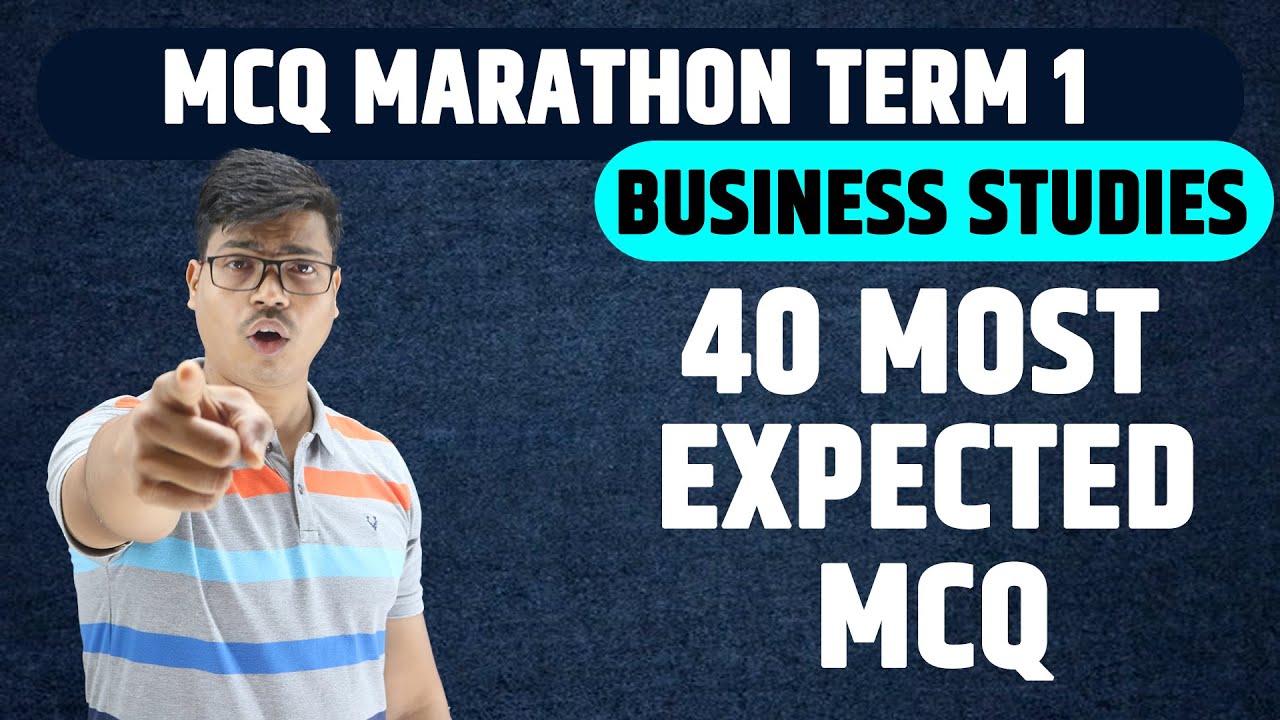 40 Most Expected MCQ for Term 1 | 12th Business studies MCQ Marathon || Sunil panda ||