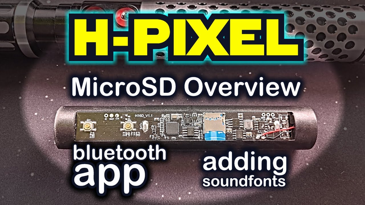 H-PIXEL -  MicroSD Overview, Adding Soundfonts, Bluetooth App Demonstration