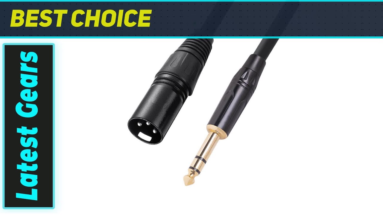 WISYIFIL 1/4 TRS to XLR Cable: Essential for Your Audio Setup