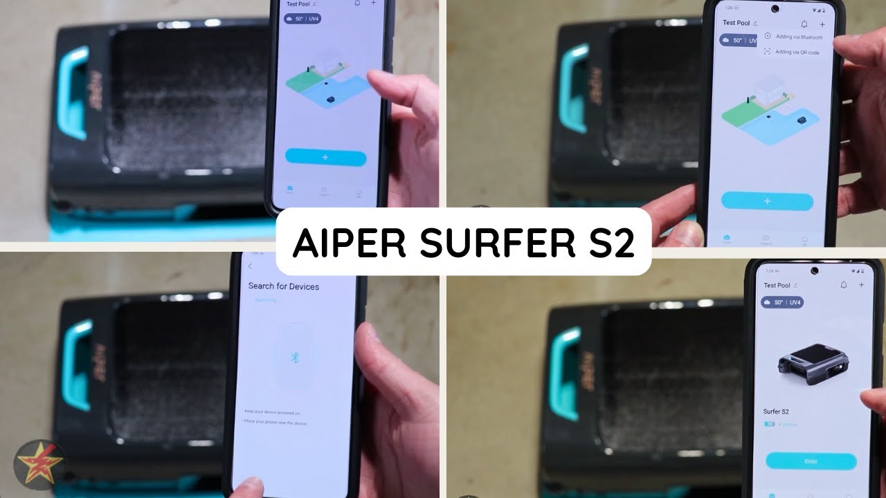 How to setup Aiper Surfer S2