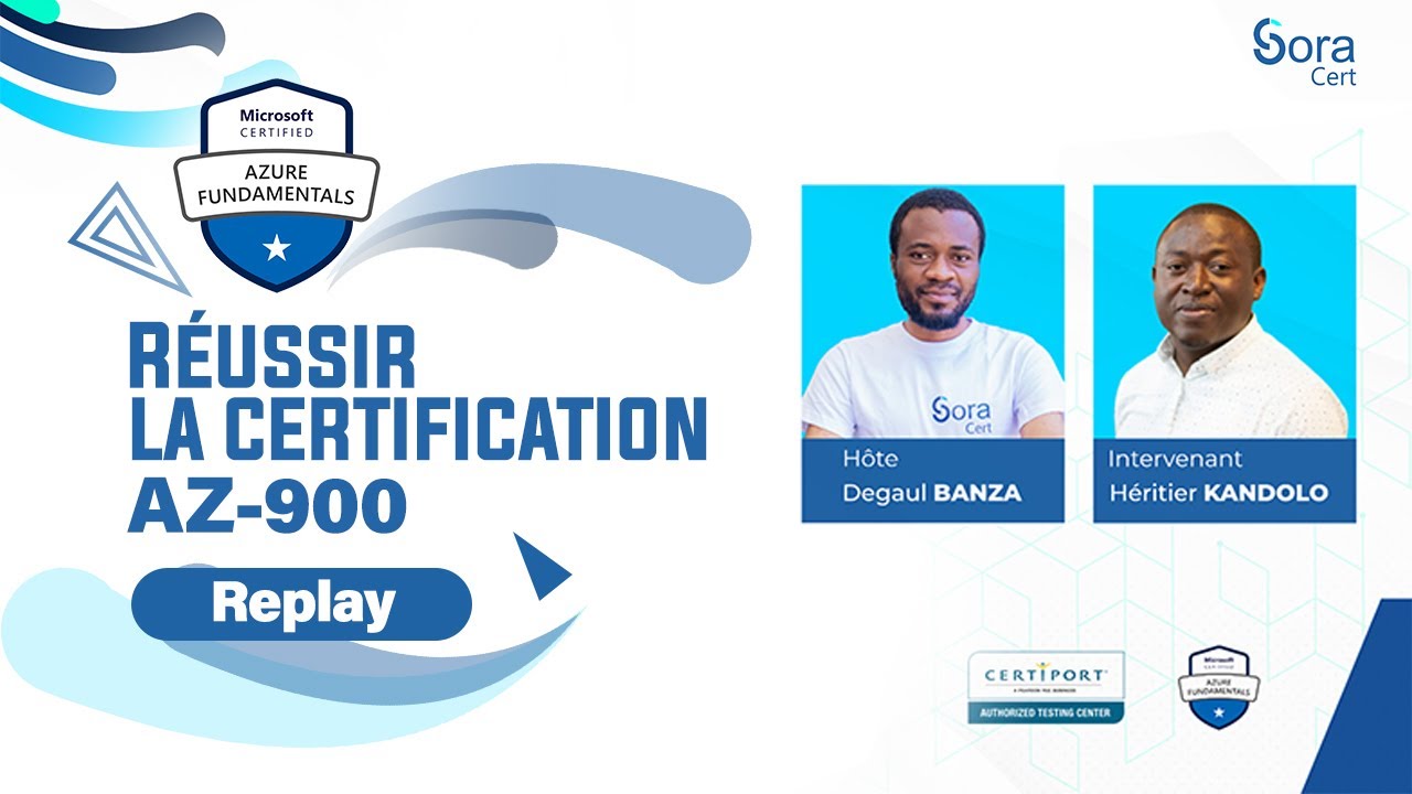 Réussir la certification Microsoft Azure AZ-900 - Replay