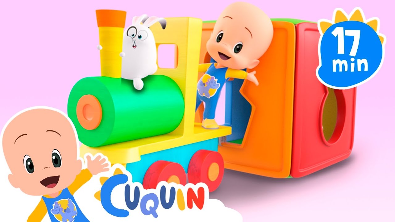 Learn the shapes with Cuquín and Ghost's color cube | Educational videos