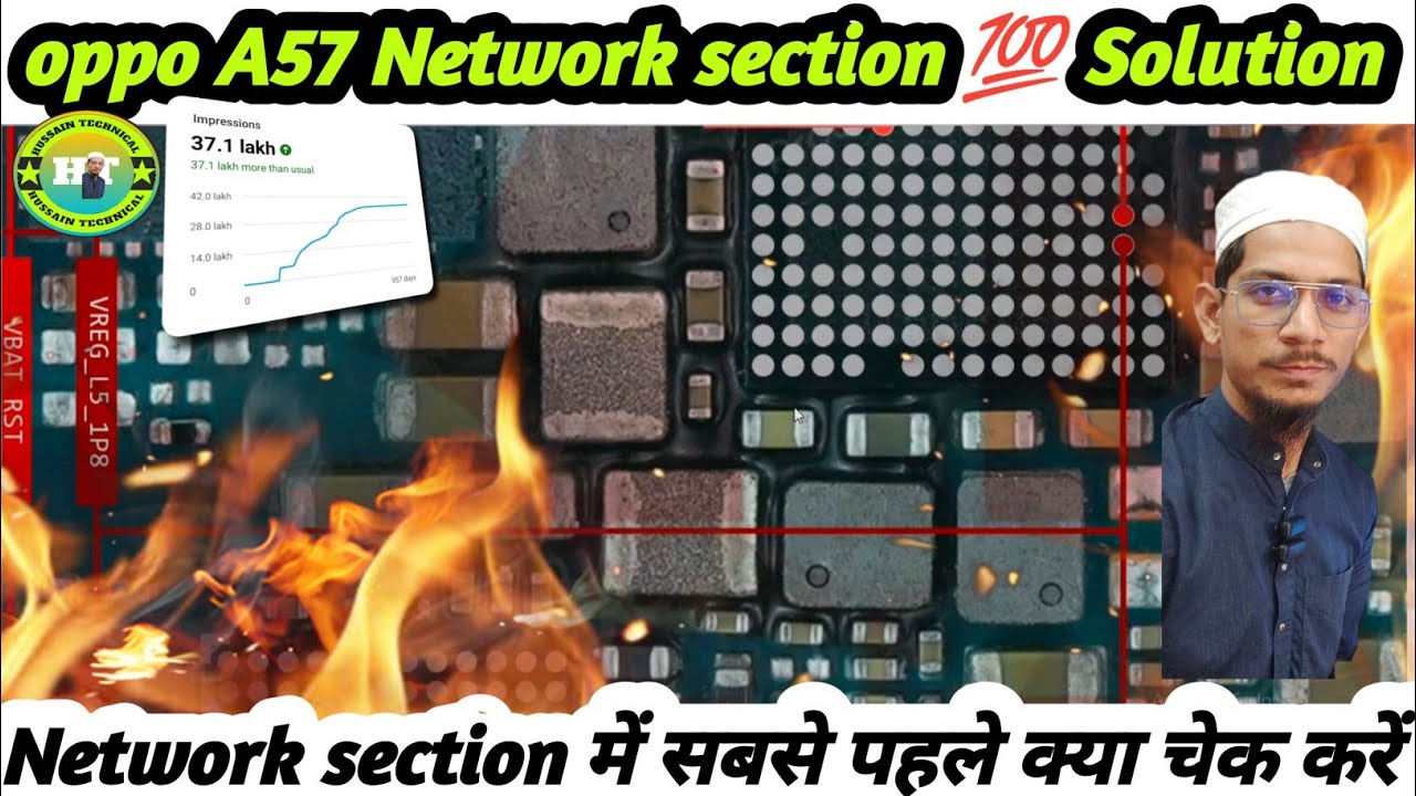 oppo a57 network problem 💯 solution 🔥@Hussain Technical