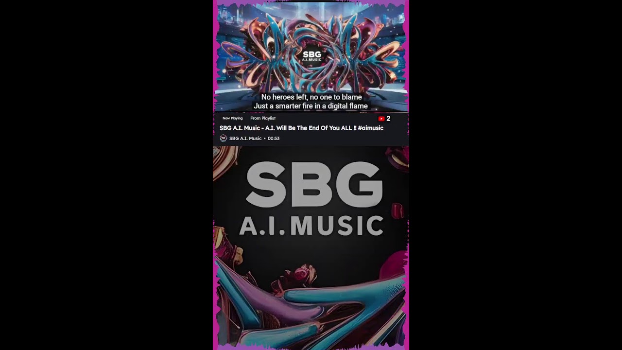 SBG A.I. Music Radio: 📻 #vertical #aimusic #suno #sunoai #music #podcast #aimusicradio