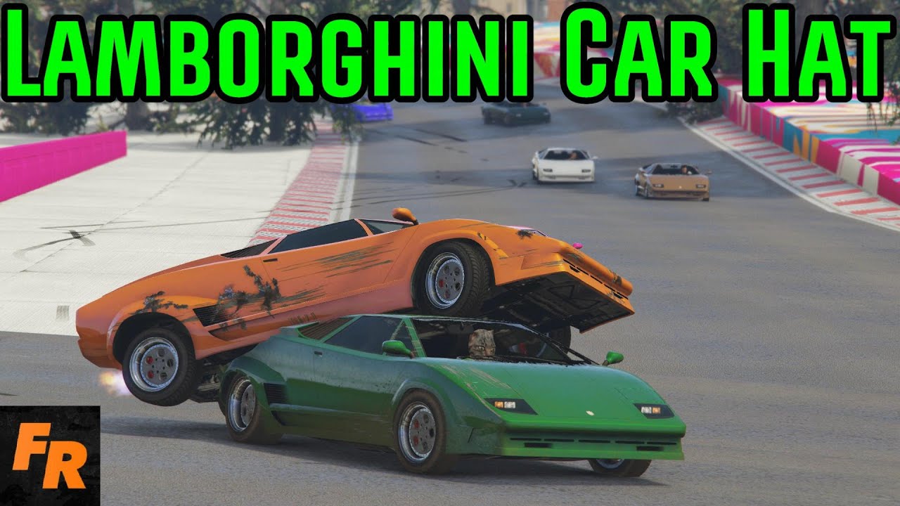 Lamborghini Car Hat - Gta 5 Racing