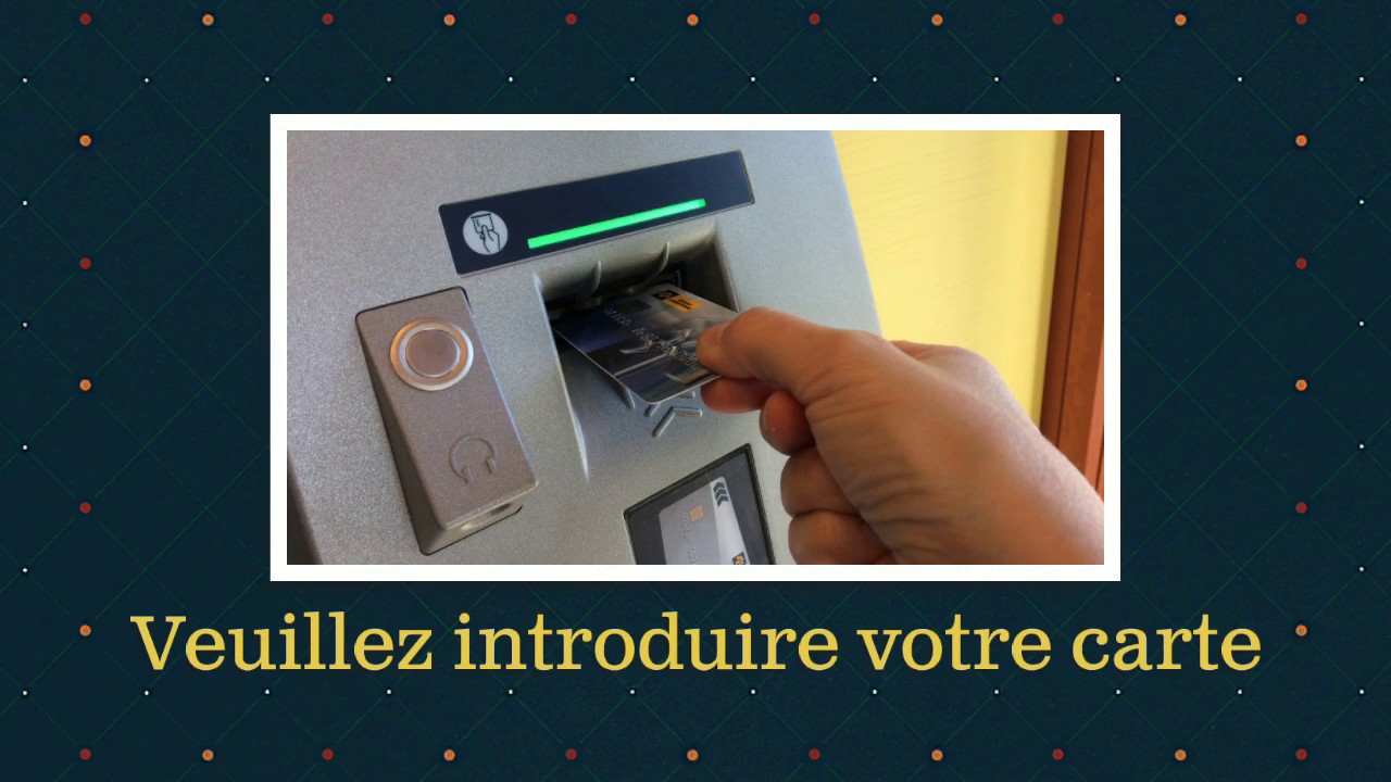 Guichet automatique _Le retrait