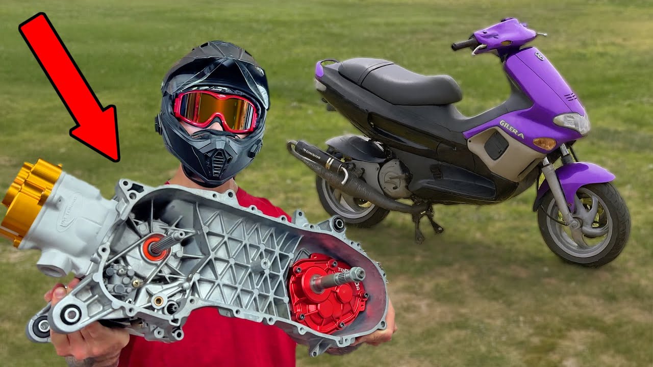 Новая сборка двигателя Gilera Runner 172cc - это просто БЕЗУМИЕ!