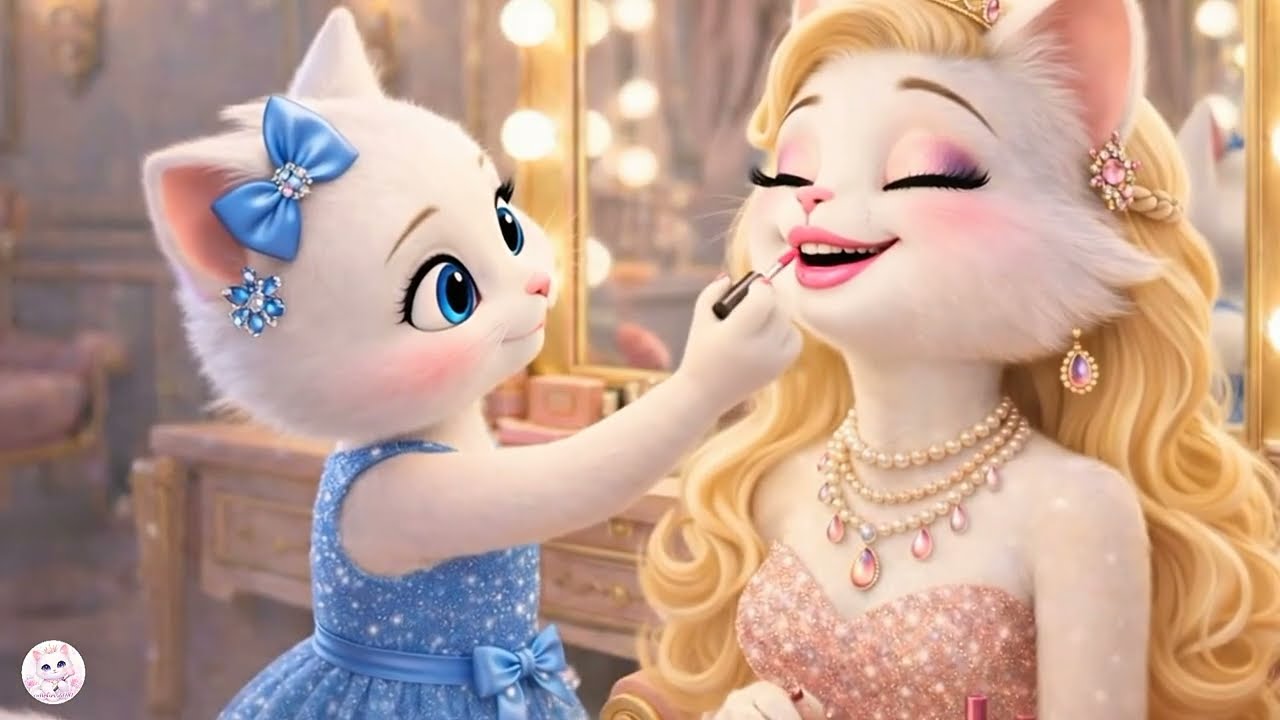 Cute Kitten’s First Makeup Adventure 😻💄 | Meow Fashion Show #CatStory #CatLovers