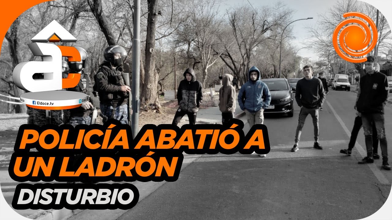 Córdoba: Corridas y piedras contra la policía después de que un agente matara a un ladrón