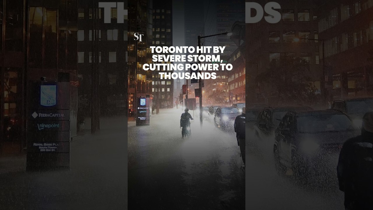 Toronto hit by powerful storm, cutting power to tens of thousands