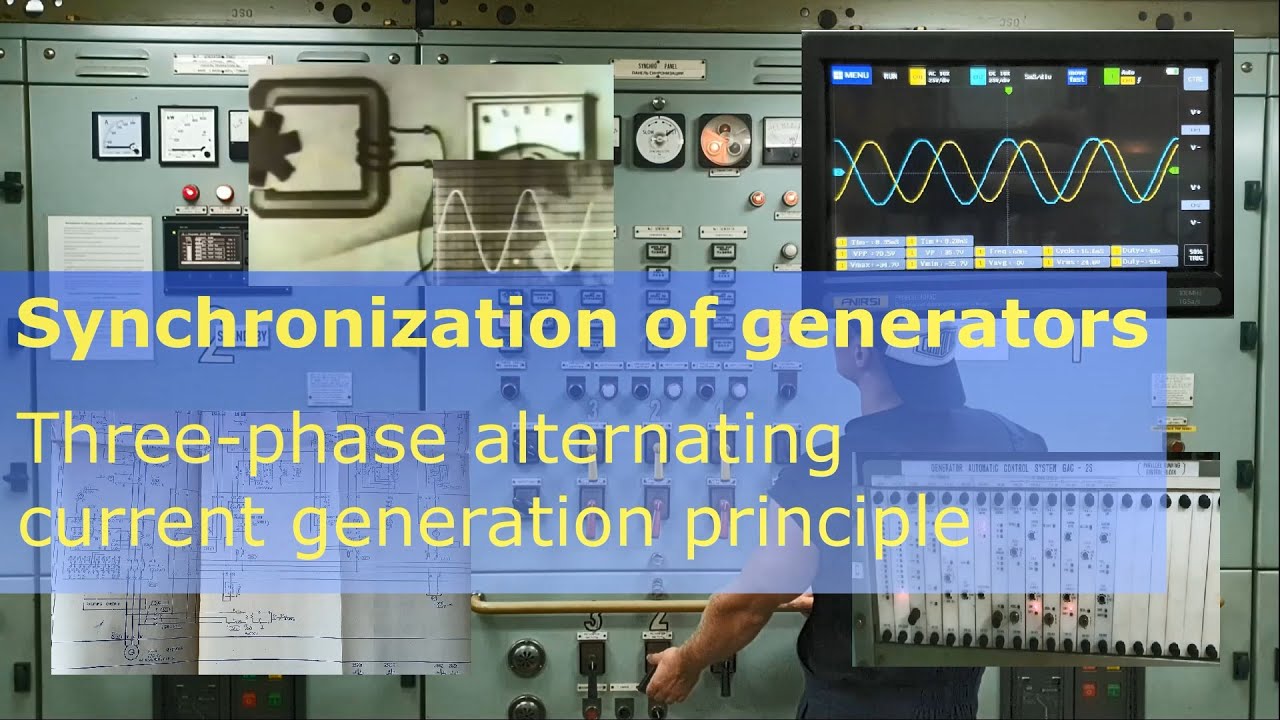 Synchronization of generator Синхронизация генераторов