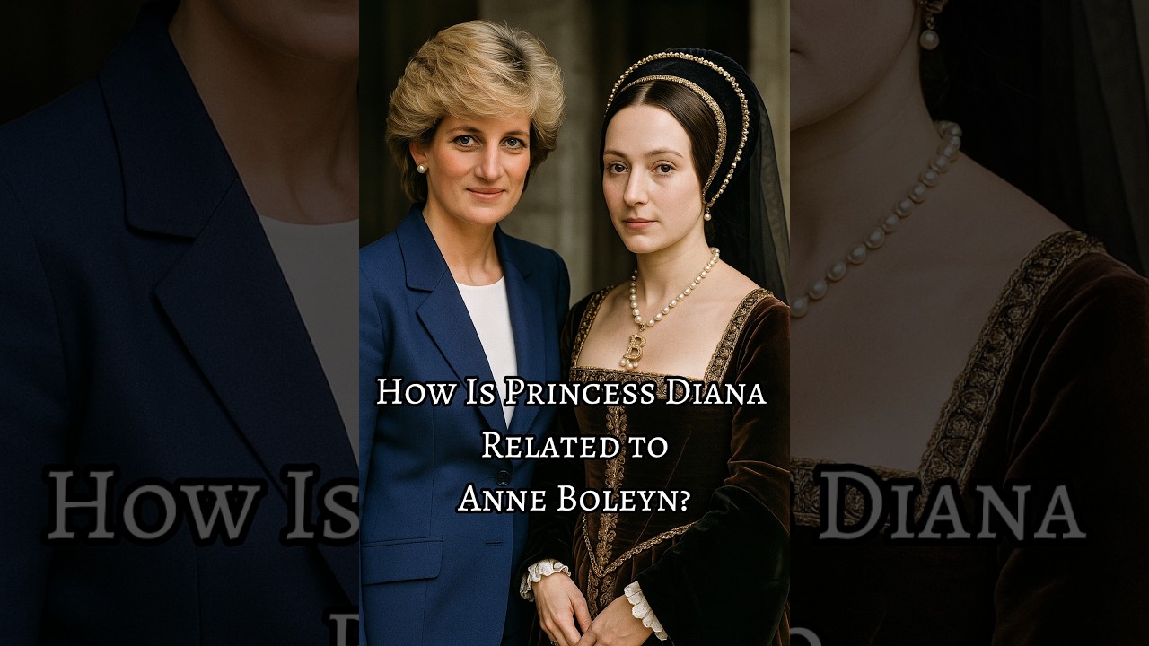Anne Boleyn and Princess Diana Related? 😲😮 #history #royalfamily